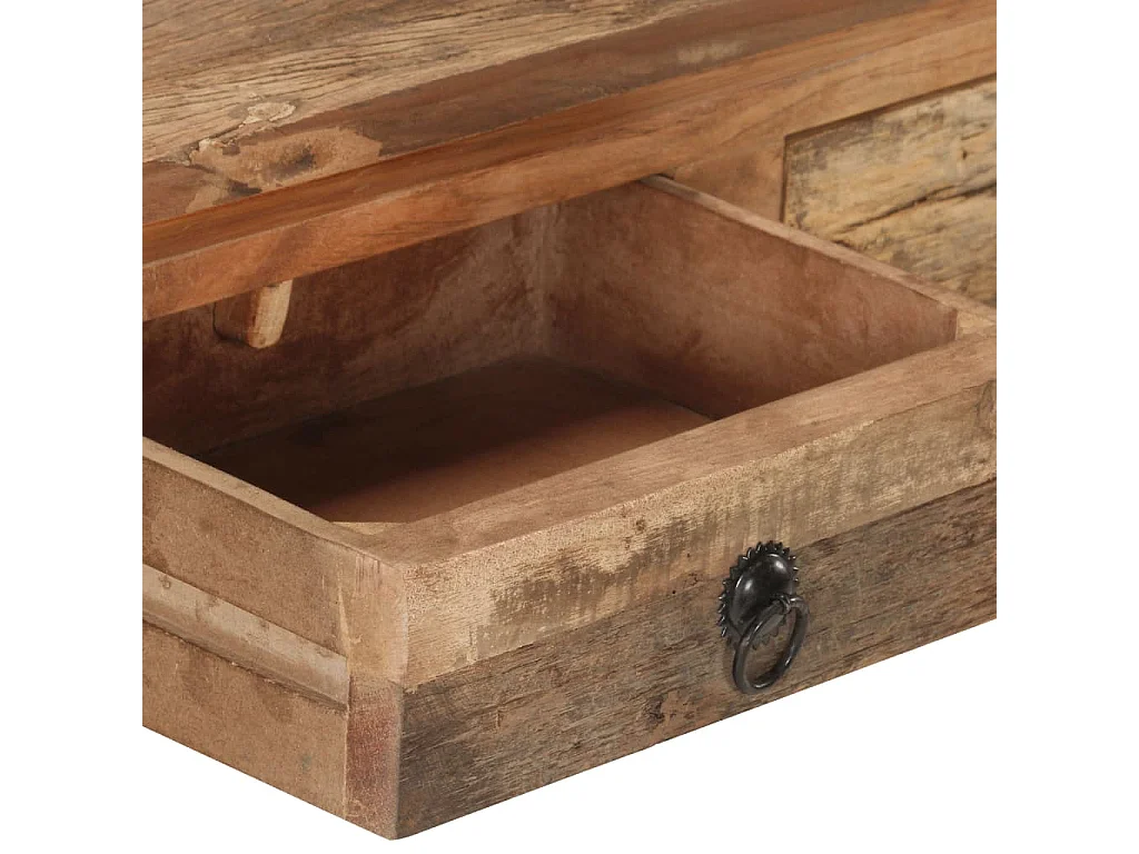 Konsolentisch 90,5x30x75 cm Akazie und Recyceltes Massivholz