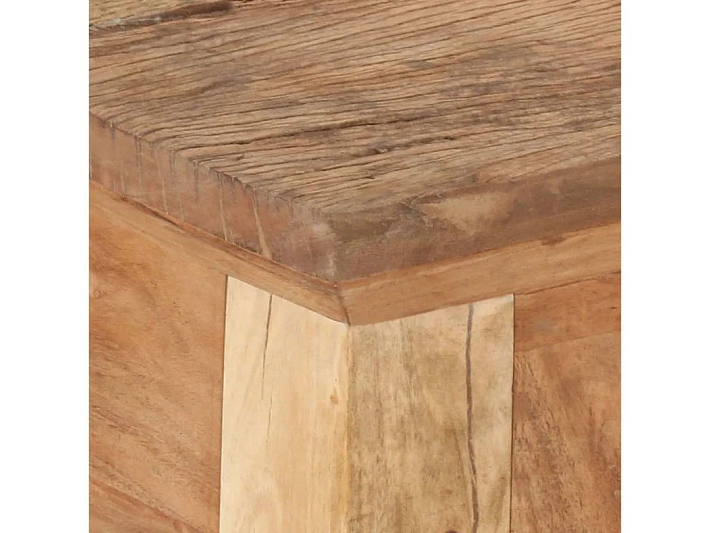 Konsolentisch 90,5x30x75 cm Akazie und Recyceltes Massivholz