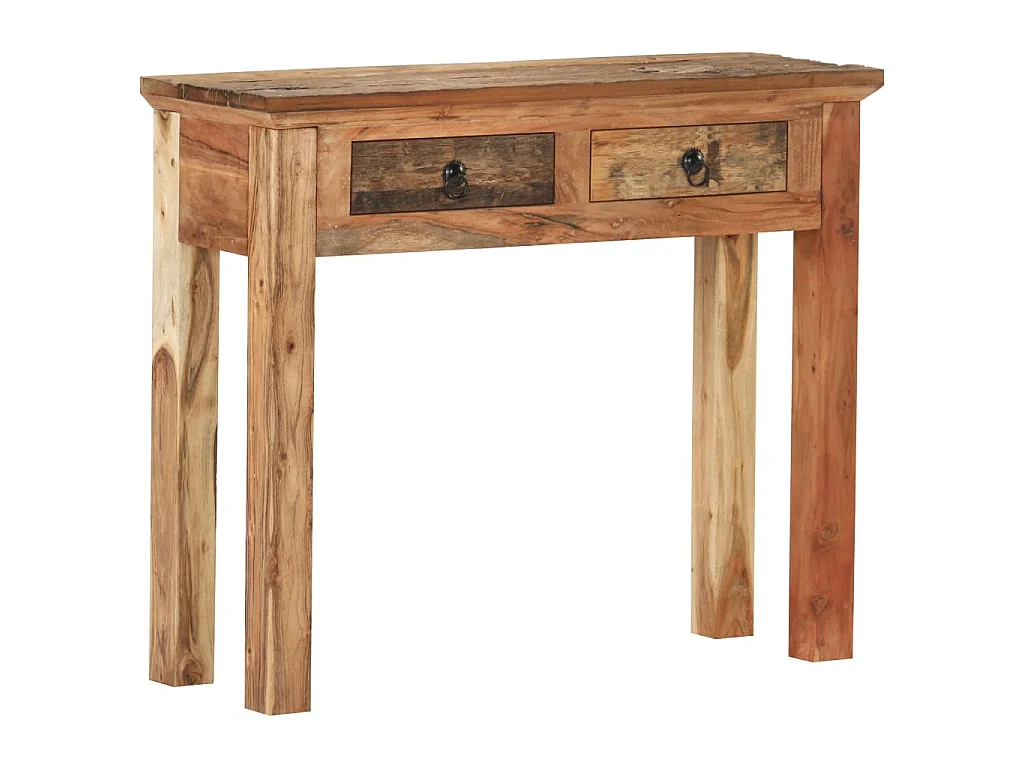 Table console 90,5x30x75 cm Bois d'acacia et de récupération