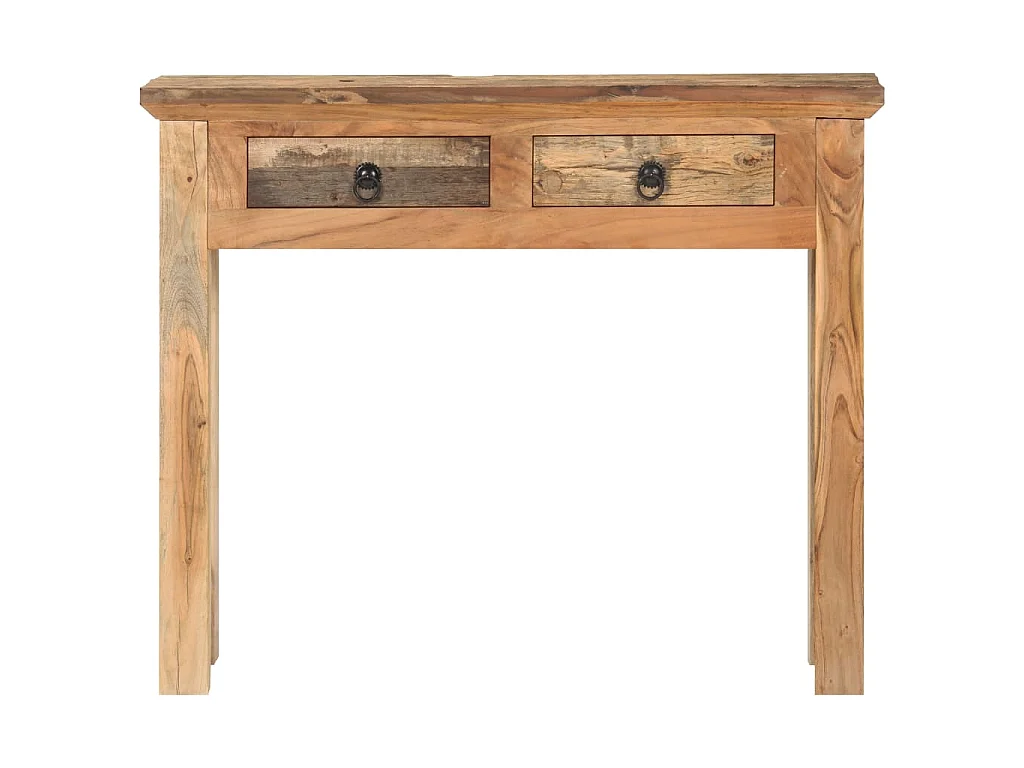 Table console 90,5x30x75 cm Bois d'acacia et de récupération