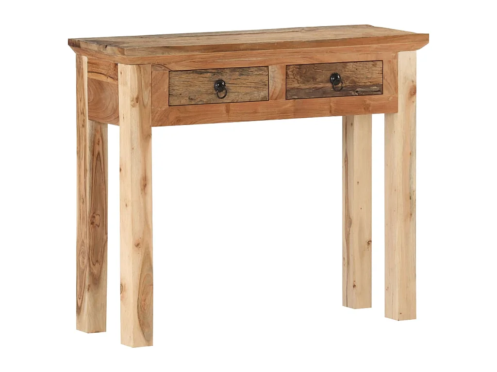 Table console 90,5x30x75 cm Bois d'acacia et de récupération
