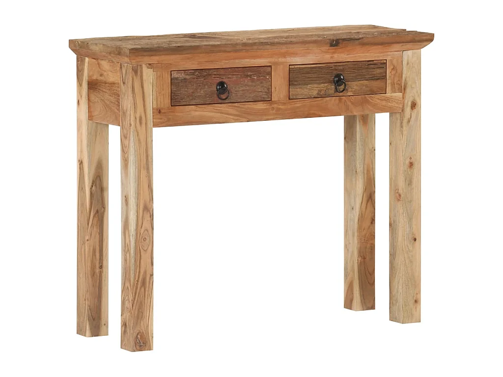 Table console 90,5x30x75 cm Bois d'acacia et de récupération
