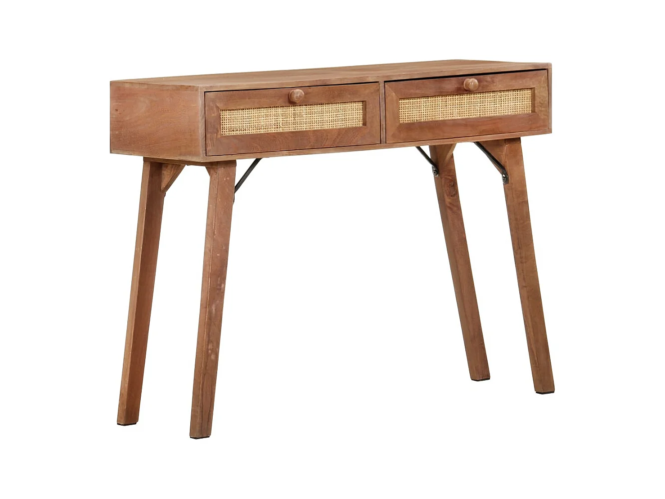 Konsolentisch 100x35x76 cm Mango Massivholz