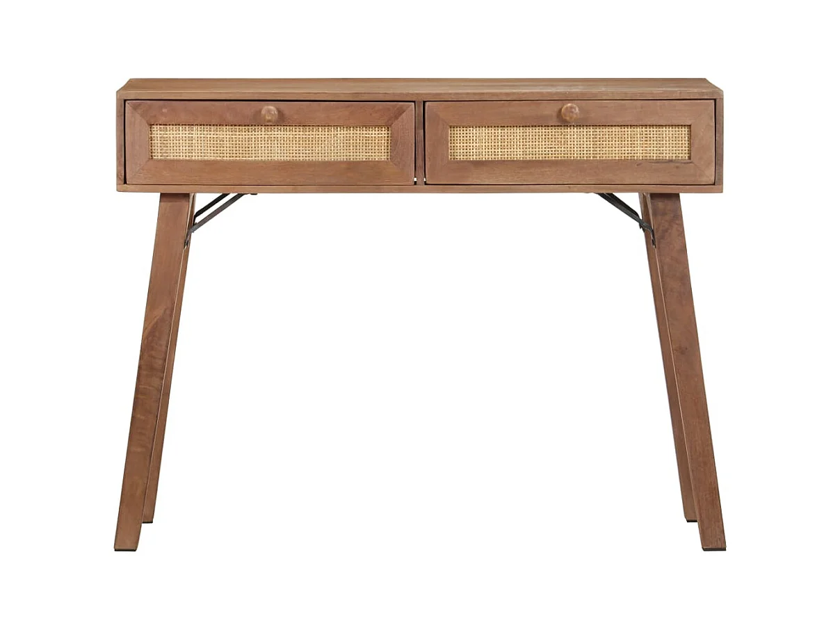 Konsolentisch 100x35x76 cm Mango Massivholz