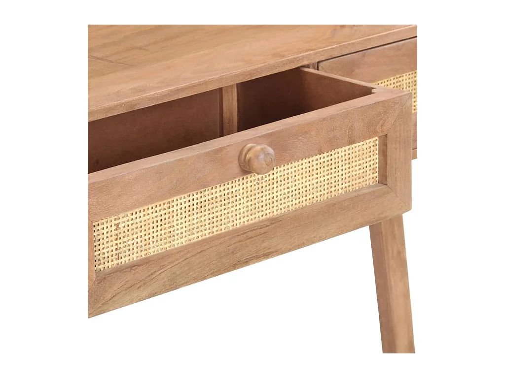 Konsolentisch 100x35x76 cm Mango Massivholz