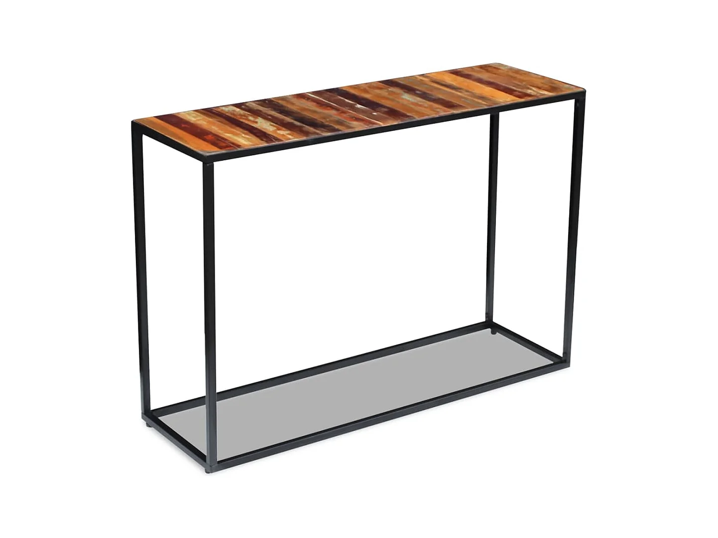 Wandtafel 110x35x76 cm massief gerecycled hout