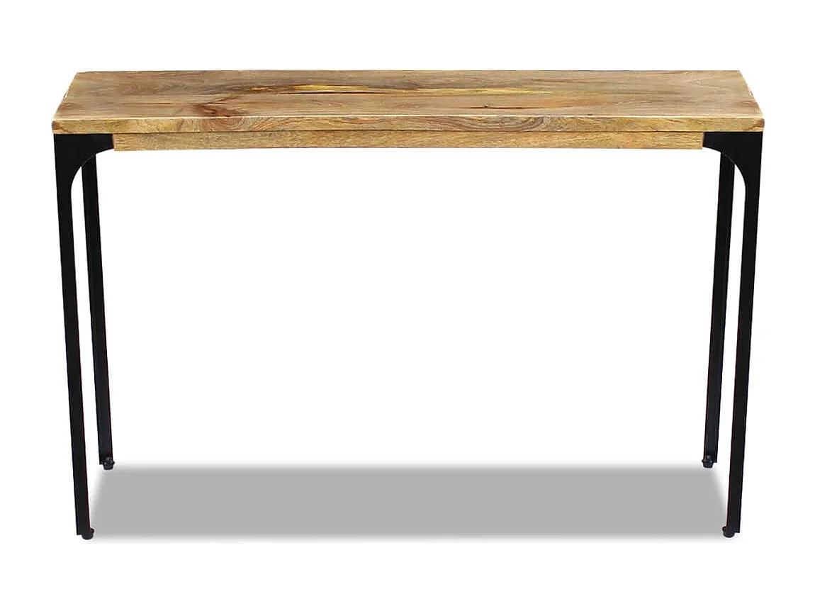 Tavolo Consolle in Legno di Mango 120x35x76 cm