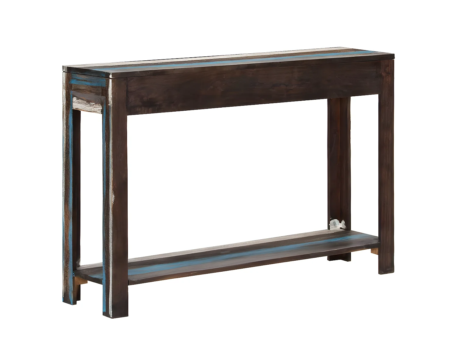 Table console Bois massif Vintage 118 x 30 x 80 cm