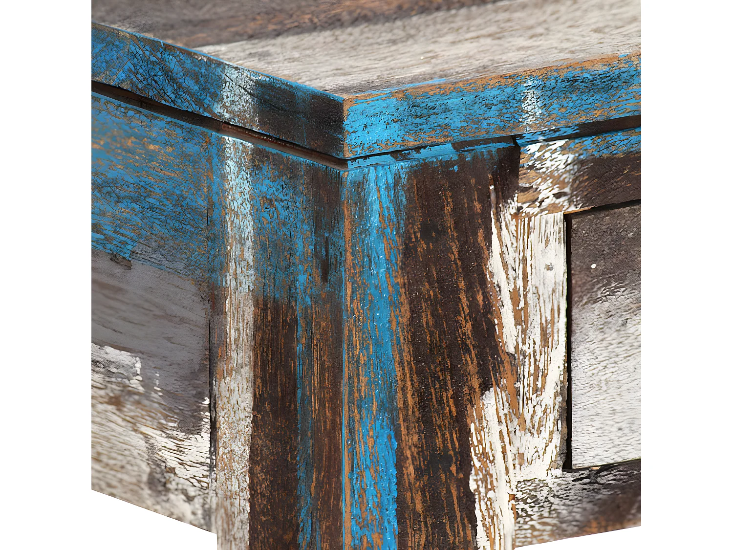 Table console Bois massif Vintage 118 x 30 x 80 cm