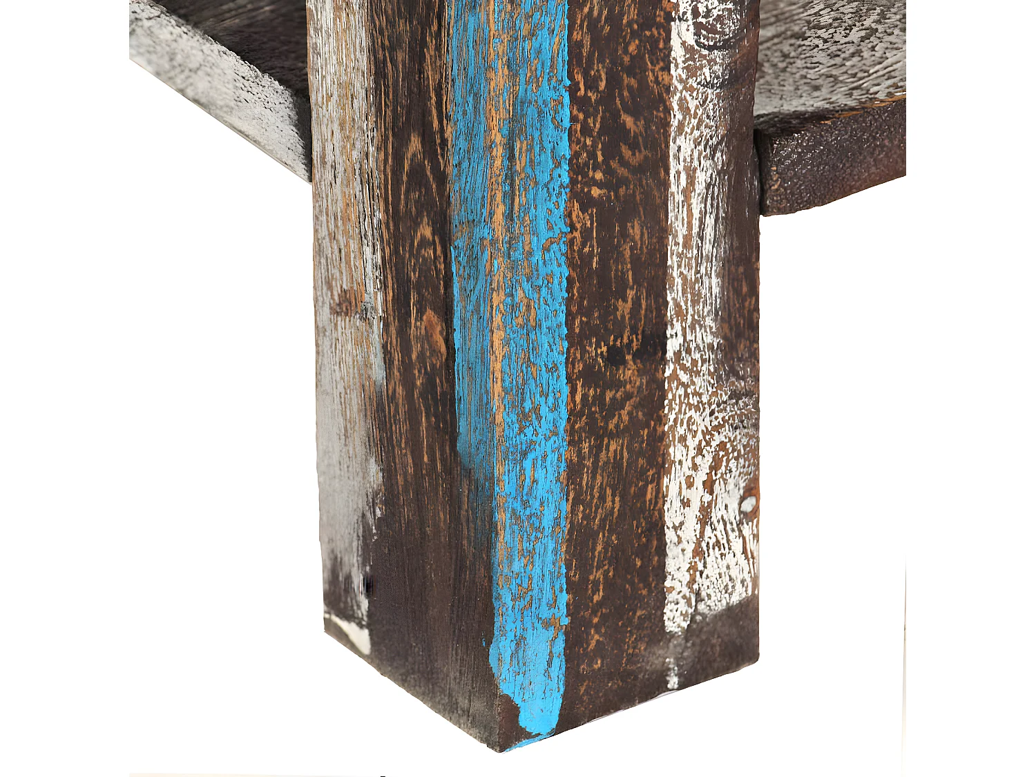 Table console Bois massif Vintage 118 x 30 x 80 cm