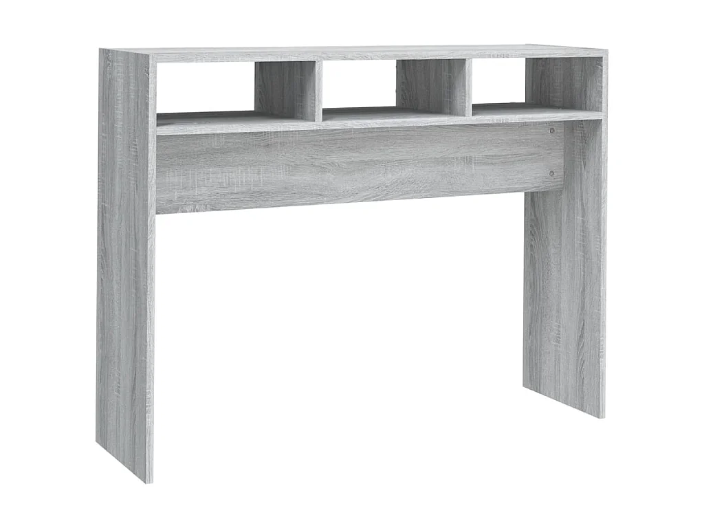 Table console Sonoma gris 105x30x80 cm Bois d'ingénierie