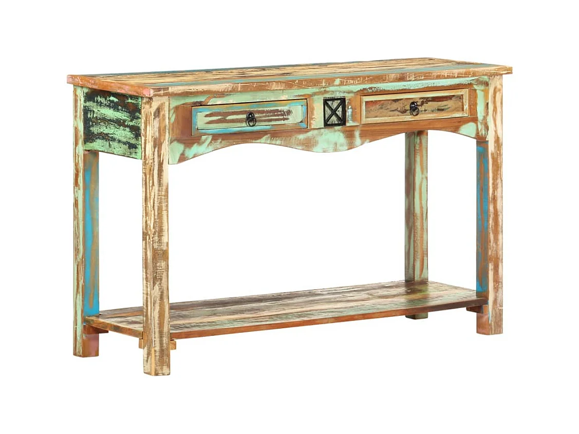 Table console 120x40x75 cm Bois solide de récupération