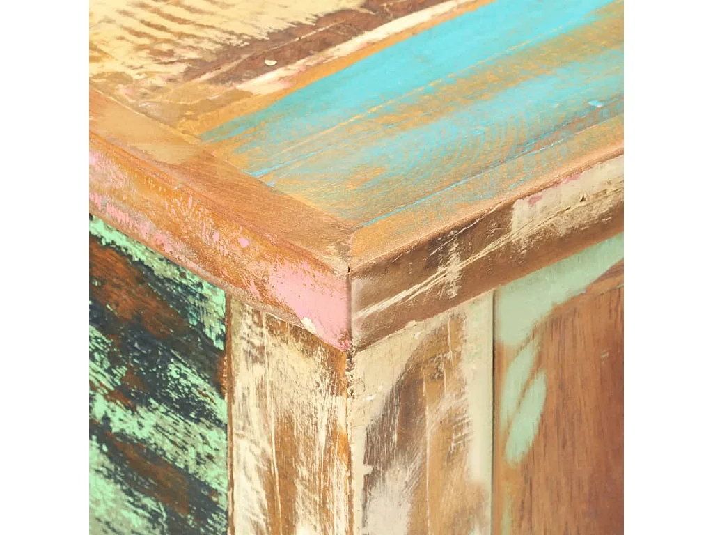 Tavolo Consolle 120x40x75 cm in Legno Massello di Recupero
