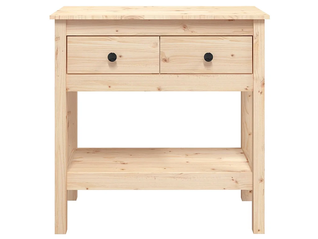 Table console 75x35x75 cm Bois massif de pin