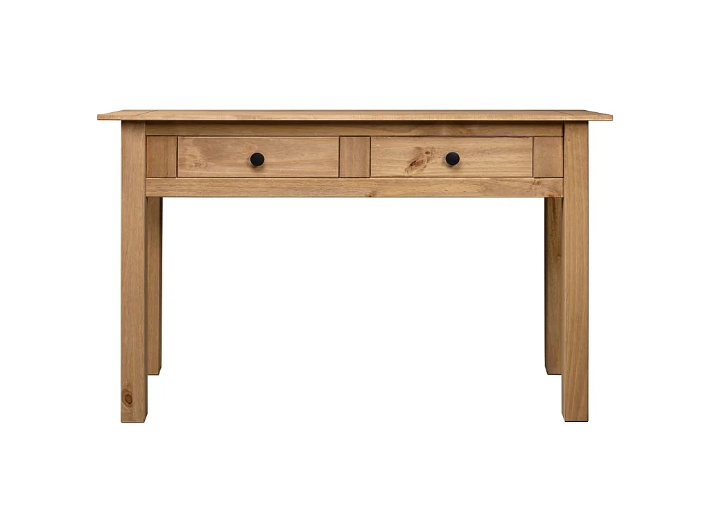 Tavolo Consolle 110x40x72 cm Legno Massello Pino Panama Range