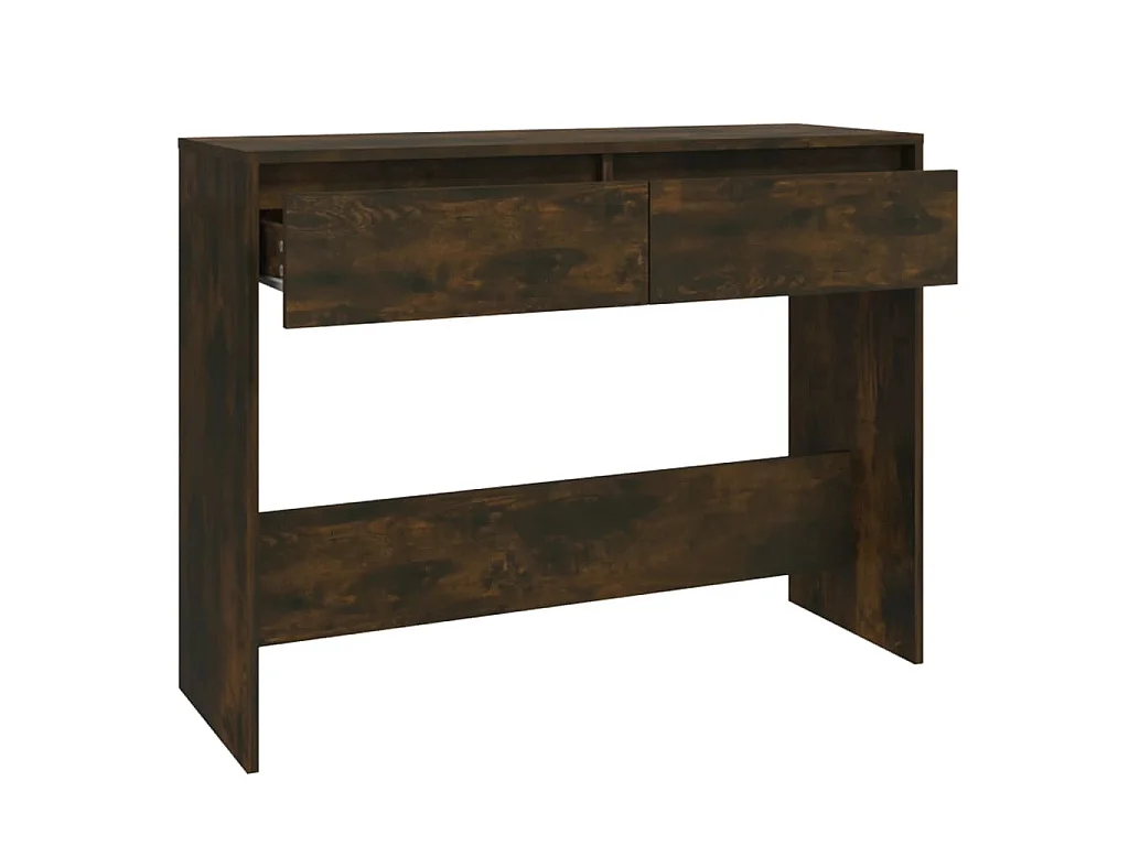 Konsolentisch Räuchereiche 100x35x76,5 cm Holzwerkstoff