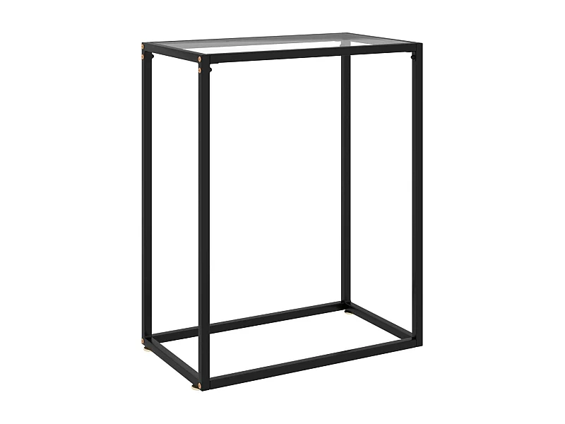 Konsolentisch Transparent 60x35x75 cm Hartglas