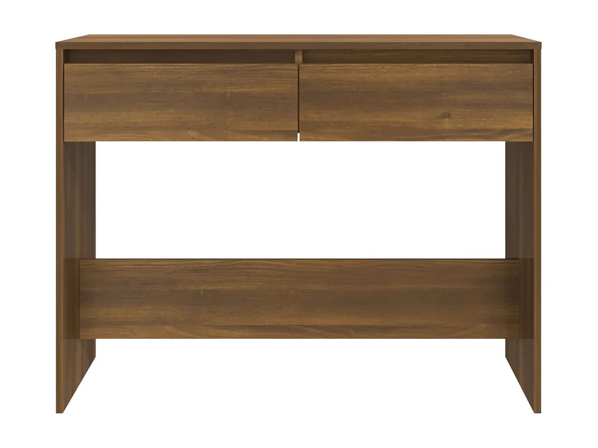 Konsolentisch Braun Eichen-Optik 100x35x76,5 cm Holzwerkstoff