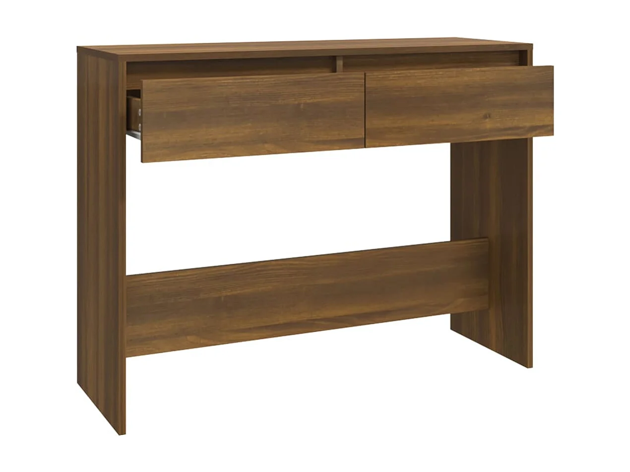 Konsolentisch Braun Eichen-Optik 100x35x76,5 cm Holzwerkstoff