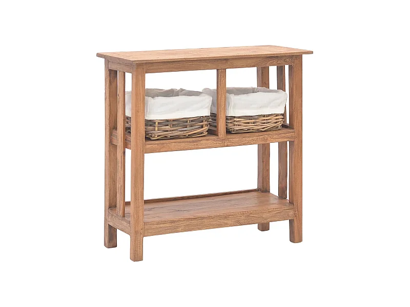 Konsolentisch Massives Mahagoniholz 69x28x70 cm