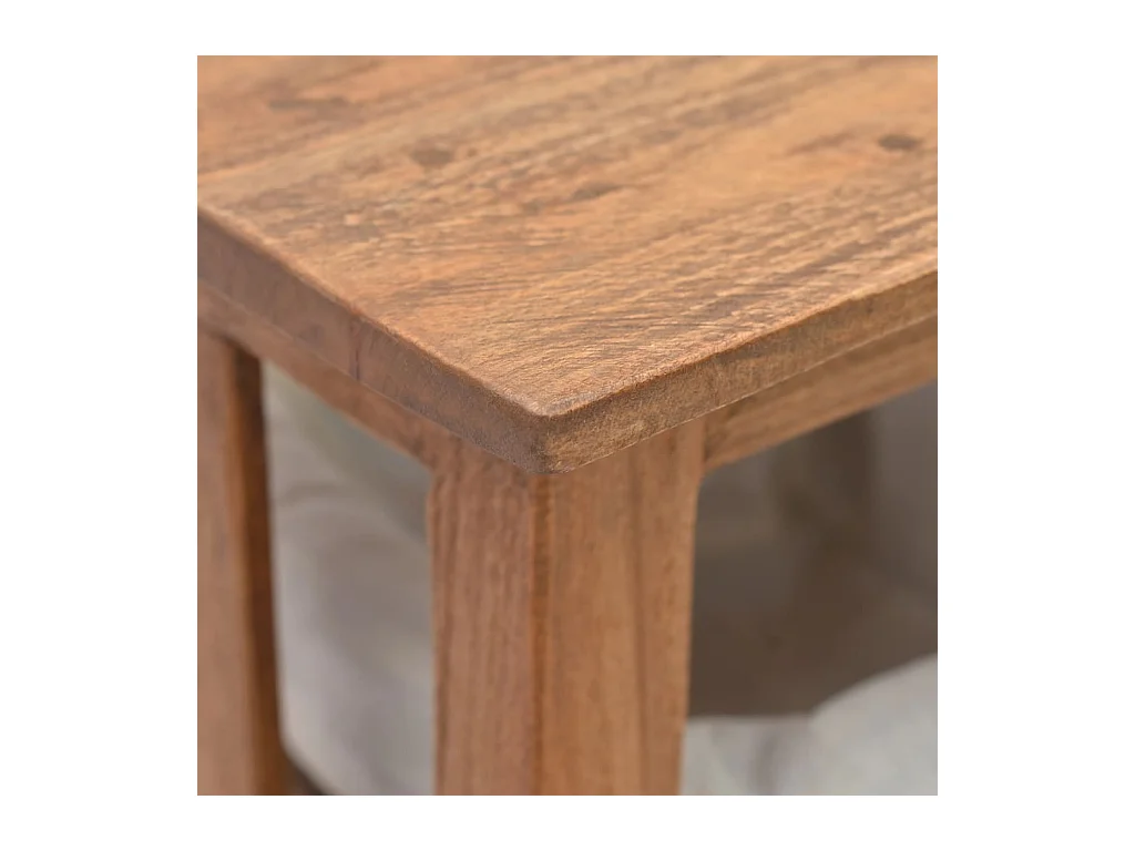 Wandtafel 69x28x70 cm massief mahoniehout