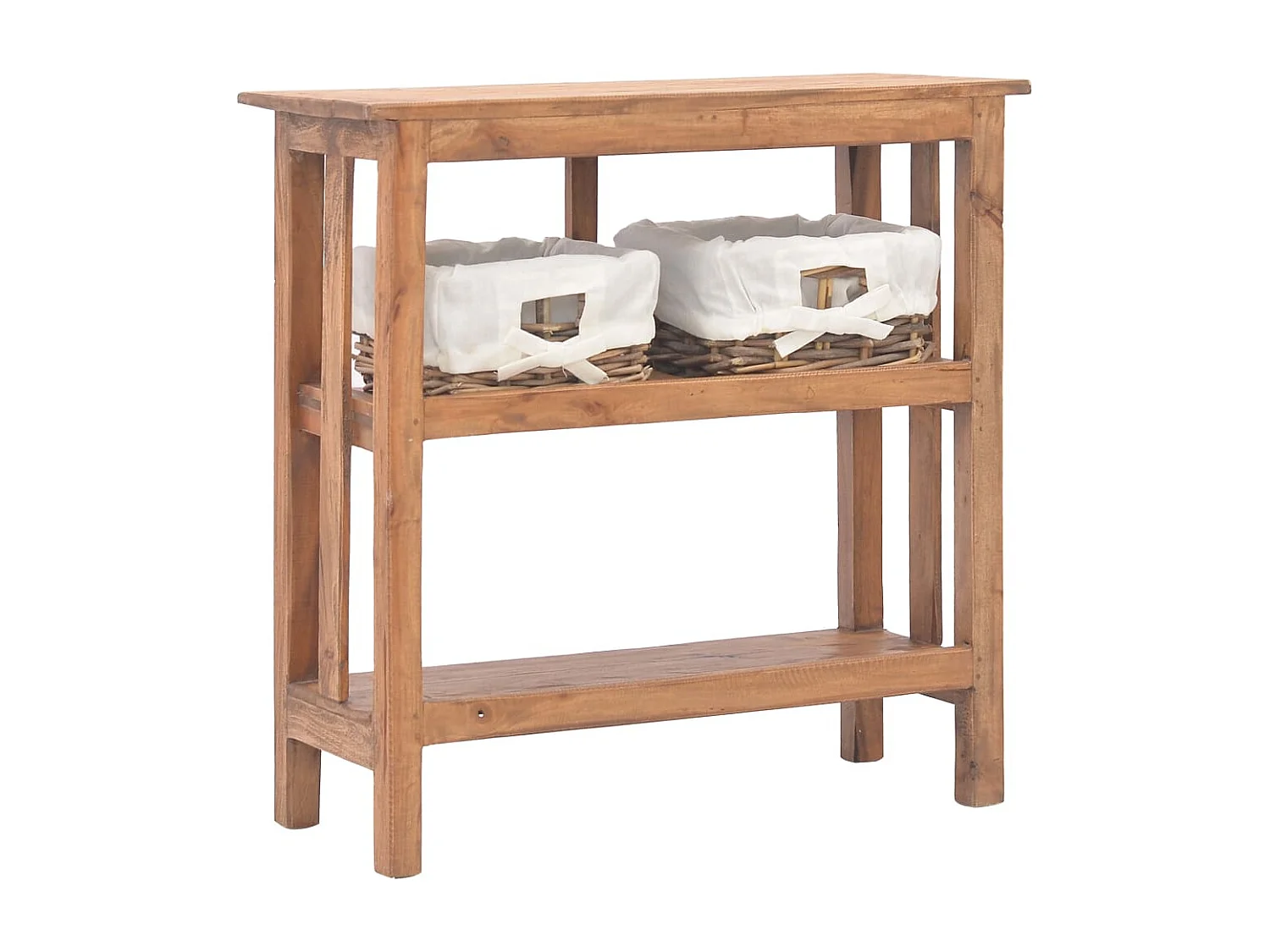 Wandtafel 69x28x70 cm massief mahoniehout