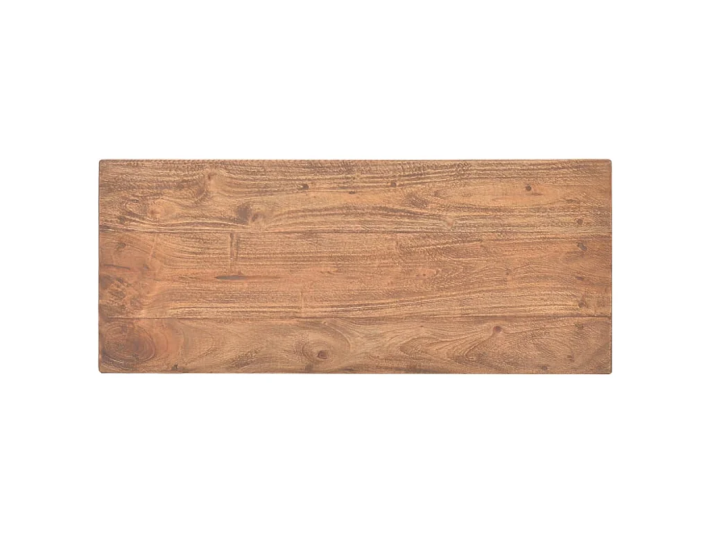 Table console bois d'acajou massif 69x28x70 cm
