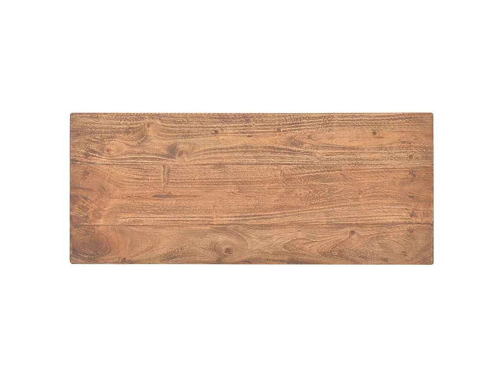 Table console bois d'acajou massif 69x28x70 cm