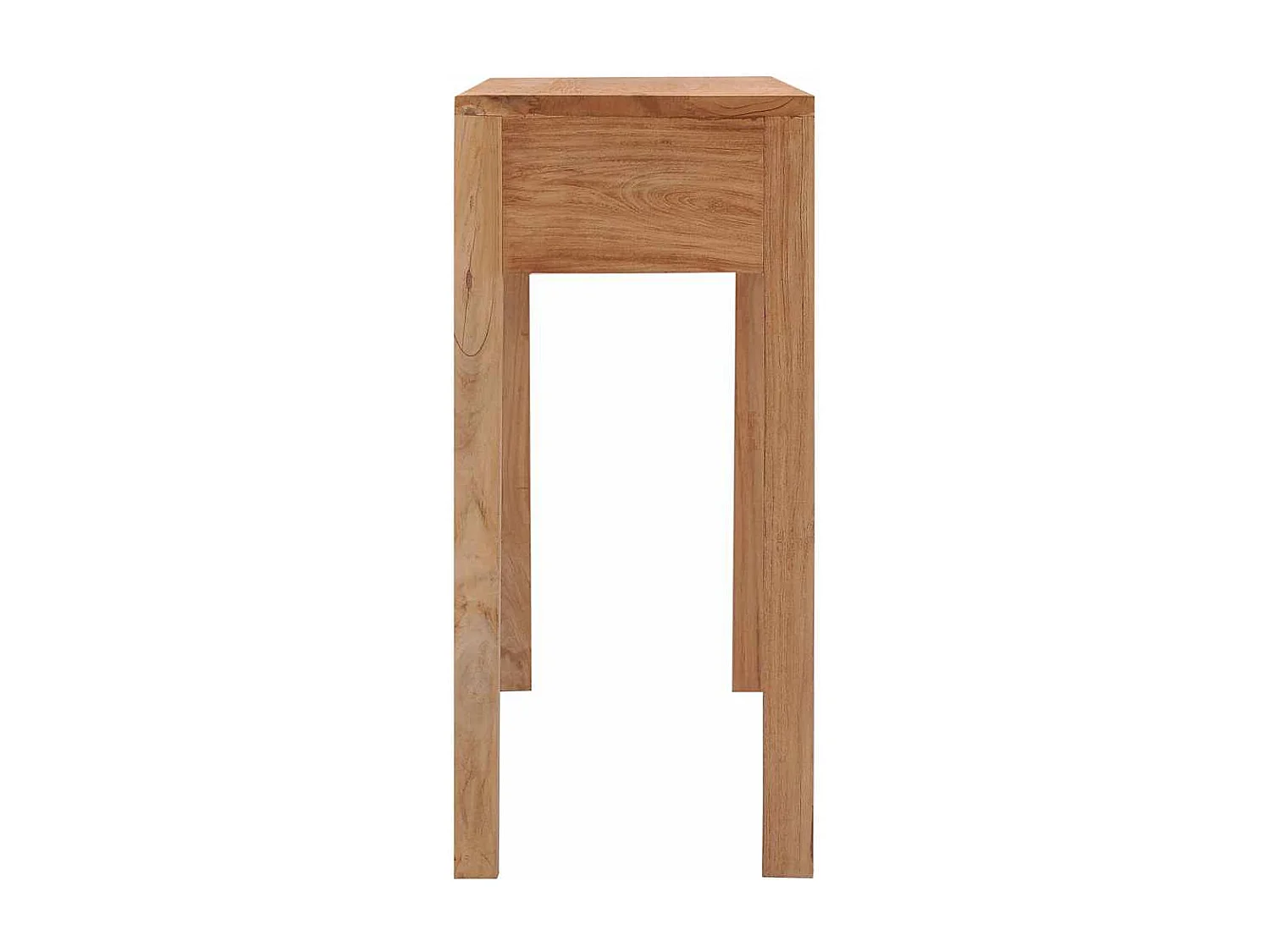 Table console 110x35x75 cm bois de teck solide
