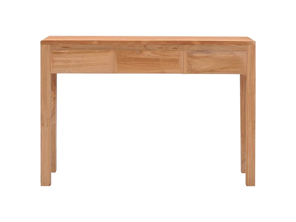 Wandtafel 110x35x75 cm massief teakhout