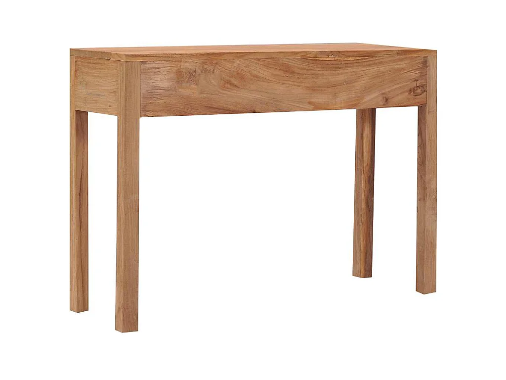 Wandtafel 110x35x75 cm massief teakhout