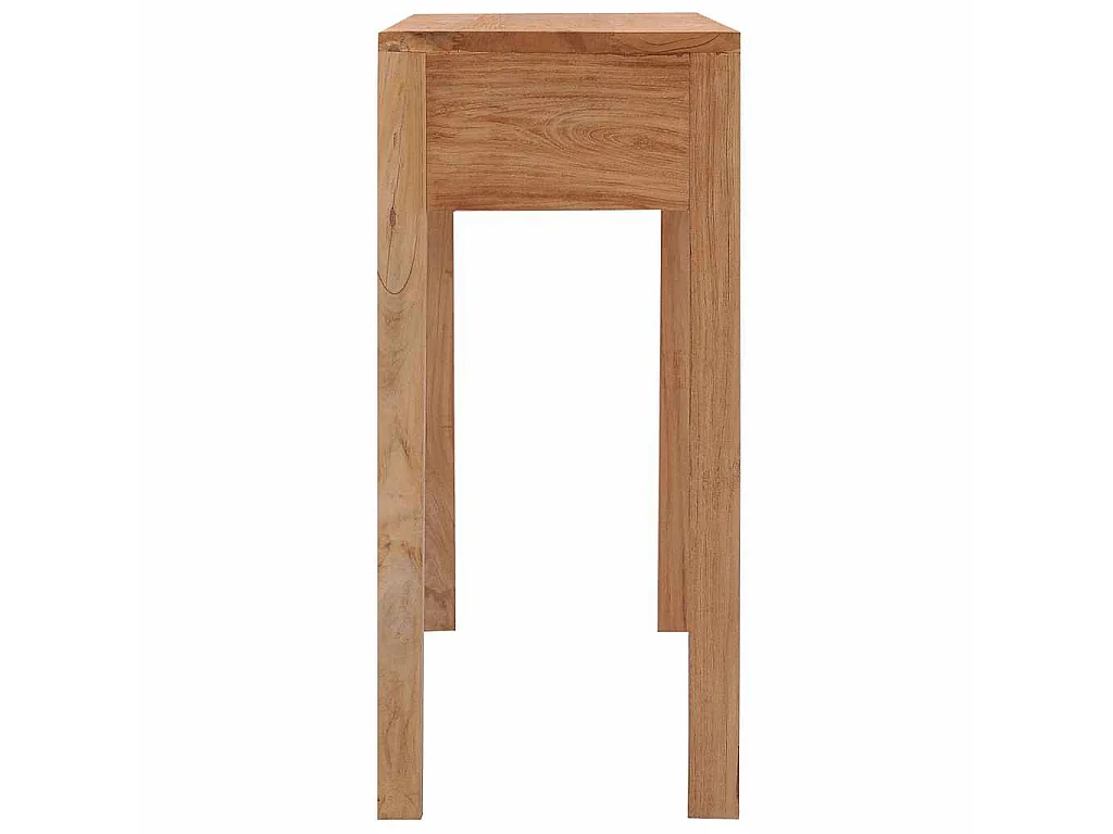 Wandtafel 110x35x75 cm massief teakhout