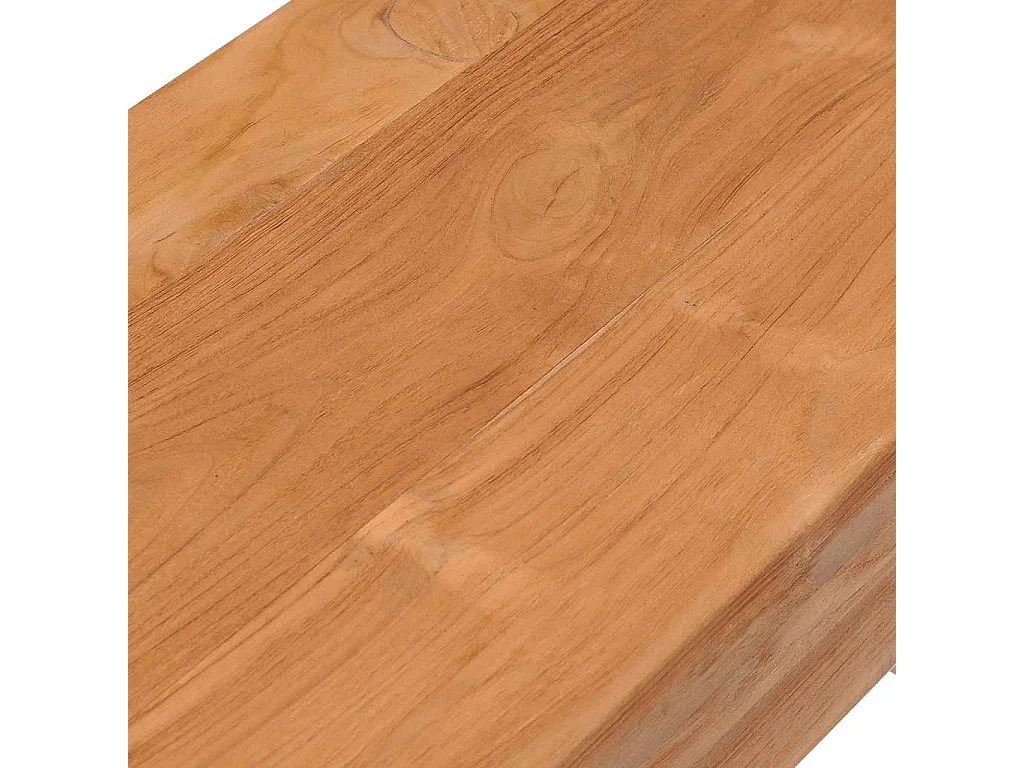 Wandtafel 110x35x75 cm massief teakhout