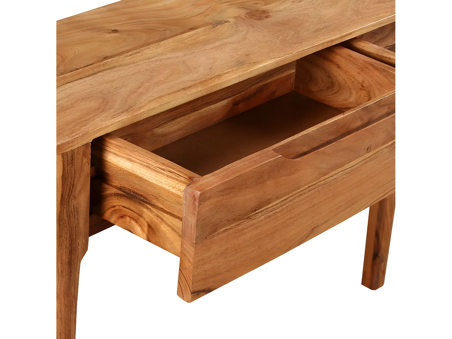 Table console Bois massif 118 x 30 x 80 cm