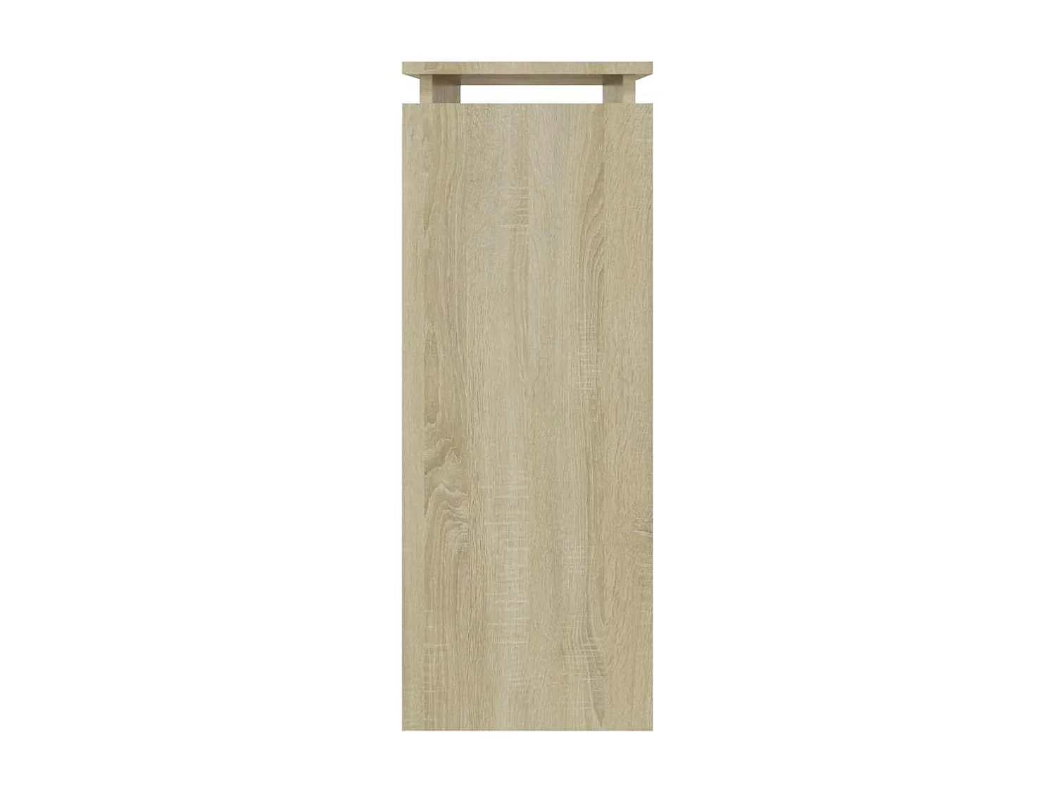 Table console chêne sonoma 80x30x80 cm bois d'ingénierie