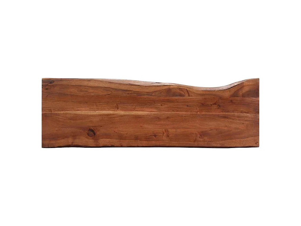 Konsolentisch 115x35x76 cm Massivholz Akazie und Eisen