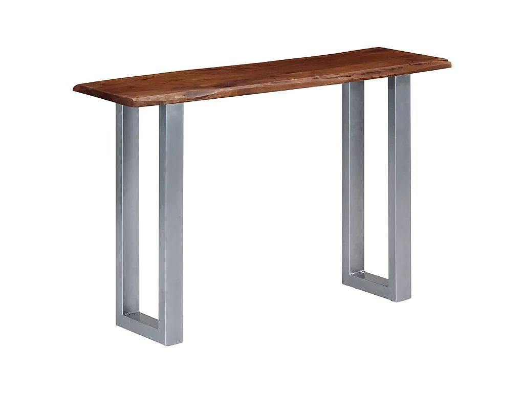Konsolentisch 115x35x76 cm Massivholz Akazie und Eisen