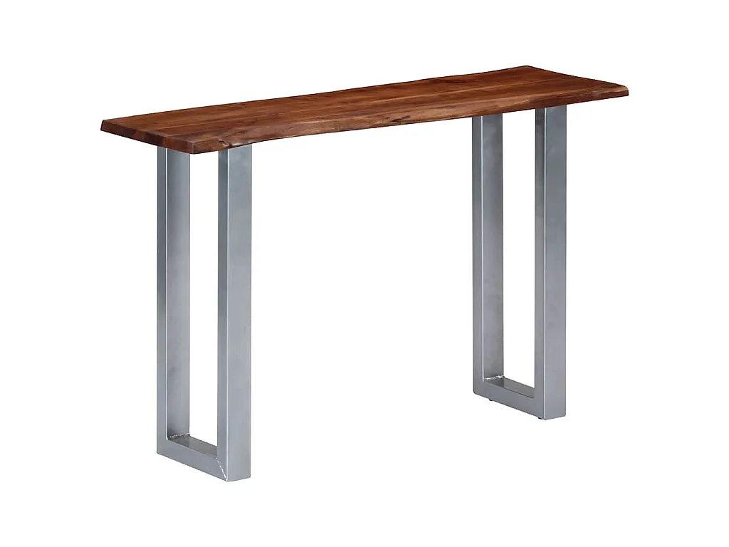 Konsolentisch 115x35x76 cm Massivholz Akazie und Eisen