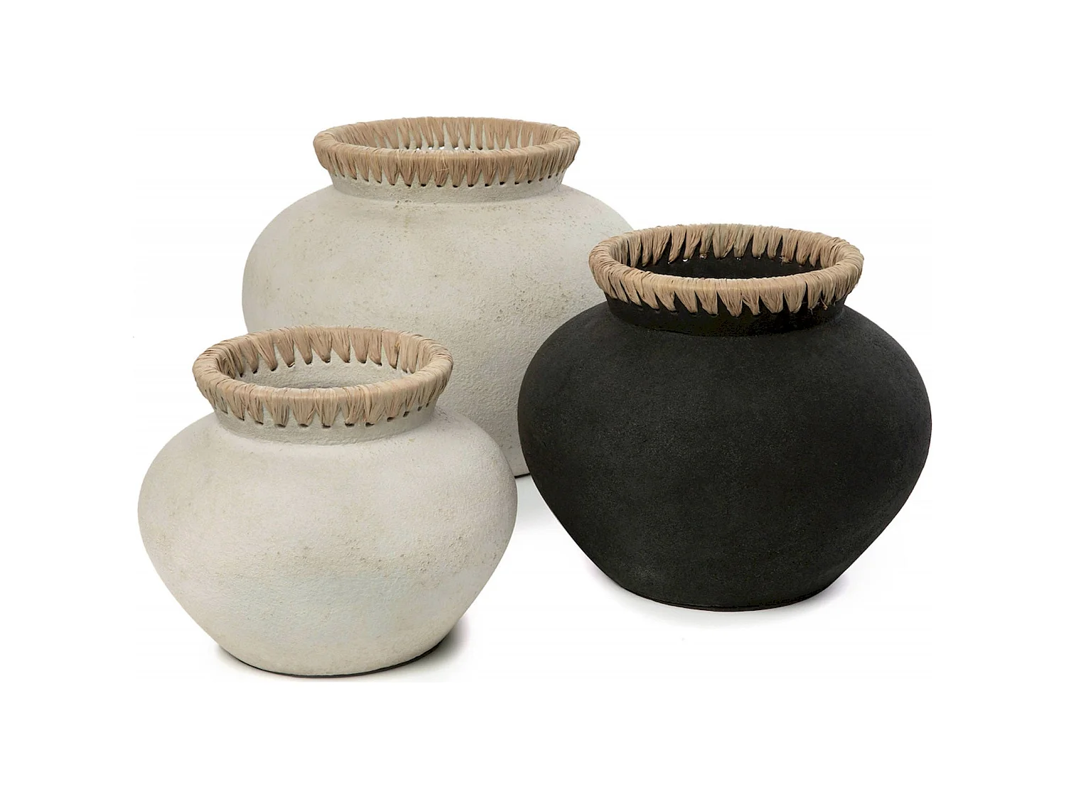 Vase Styly élégance raphia Bazar Bizar