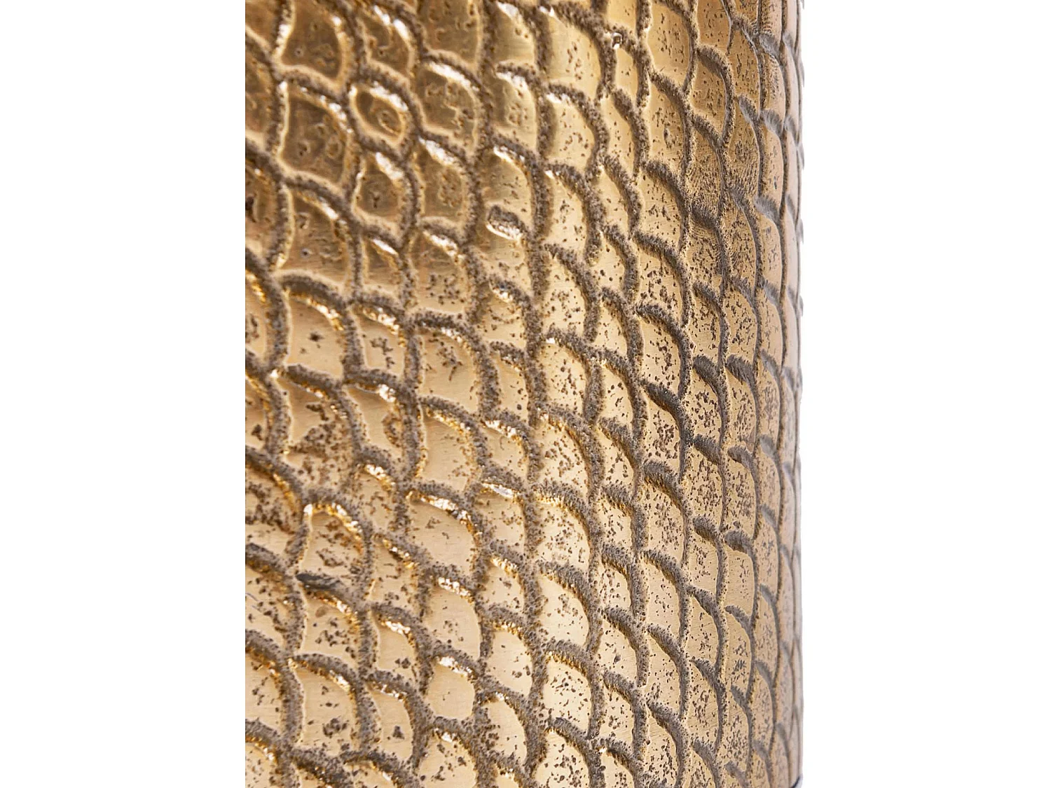 Bougeoir Croco élégant en laiton Bazar Bizar