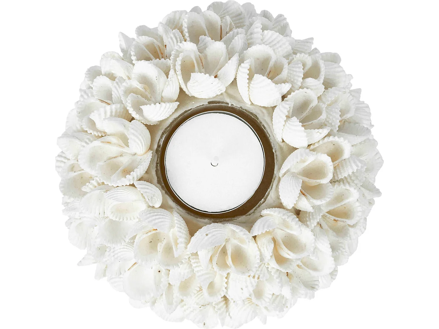 Fleur de coquillage Bougeoir Bazar Bizar