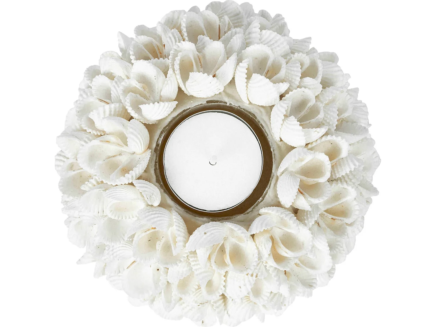 Fleur de coquillage Bougeoir Bazar Bizar