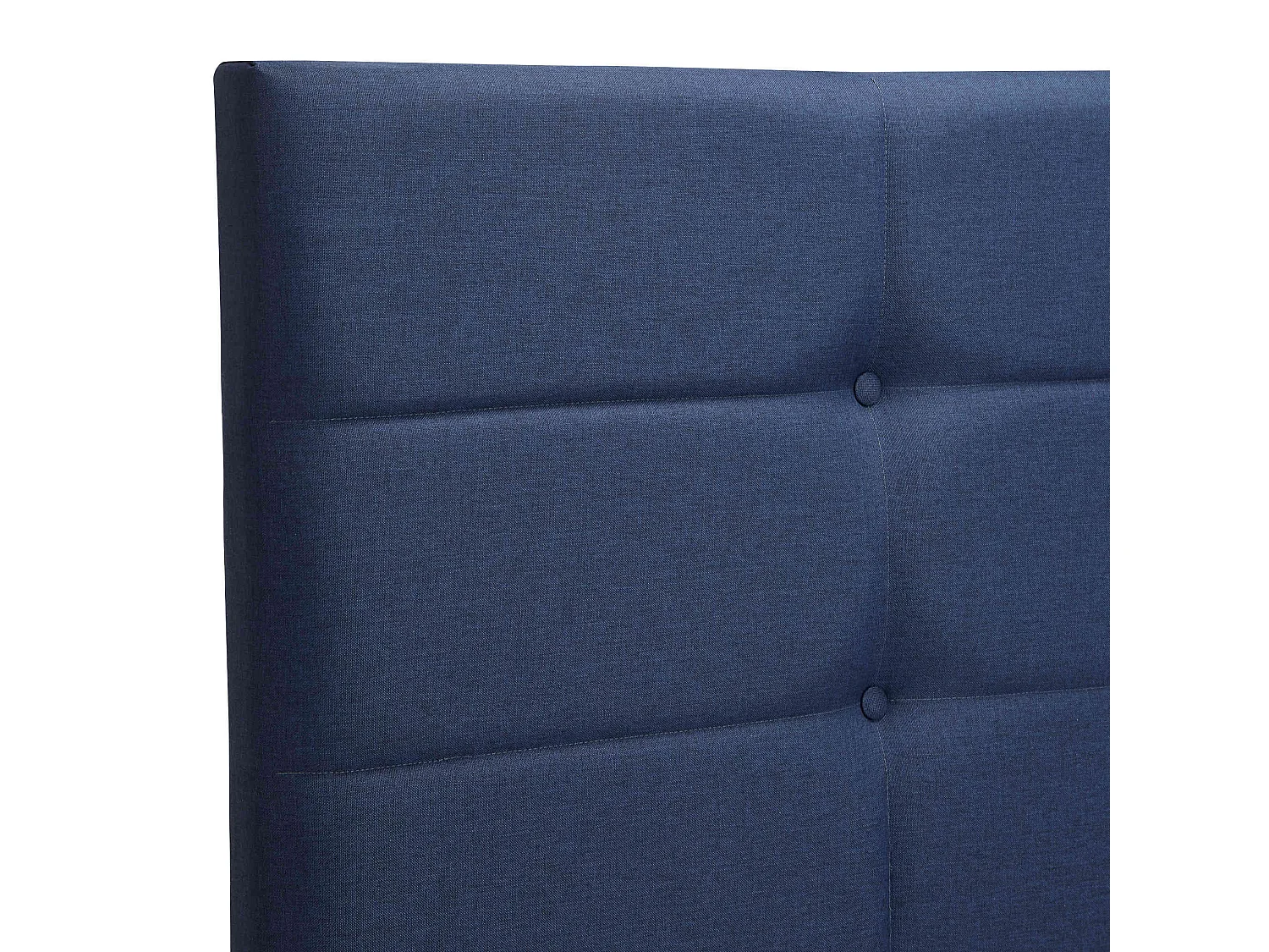 Tête de lit déco Cozy chiné bleu nuit 170 - Merinos