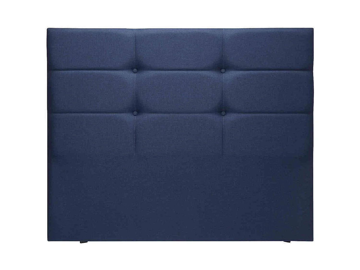 Tête de lit déco Cozy chiné bleu nuit 170 - Merinos