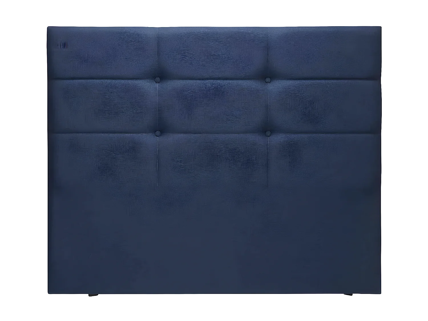 Tête de lit déco Cozy chiné bleu nuit 170 - Merinos