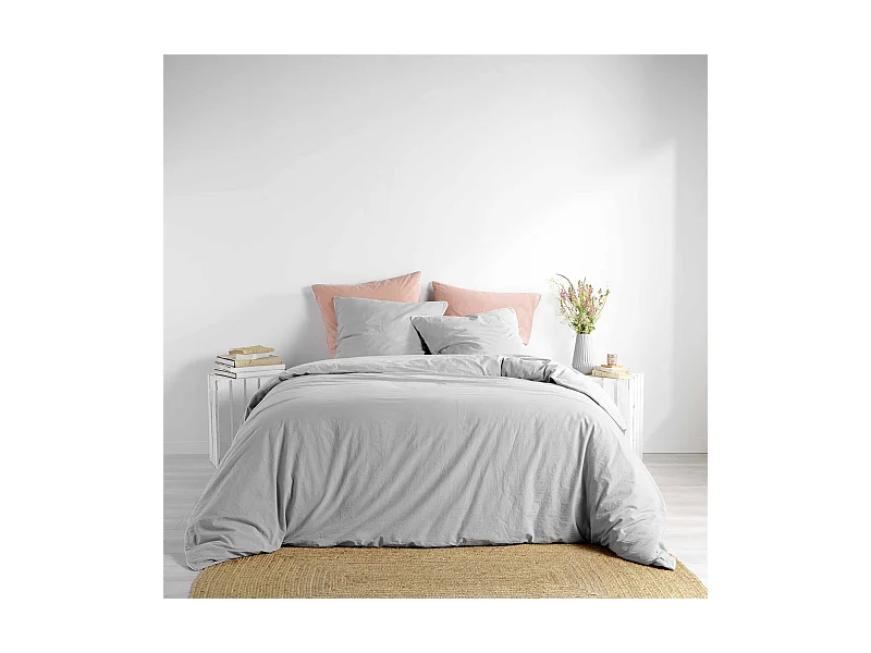 Juego nórdico Linette gris 260 x 240 cm