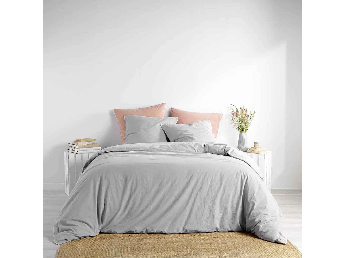 Juego nórdico Linette gris 260 x 240 cm