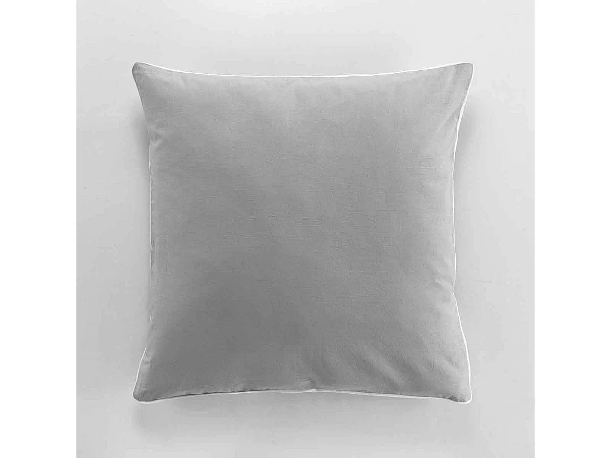 Parure de Lit 3 Pièces "Linette" 240x220cm Gris