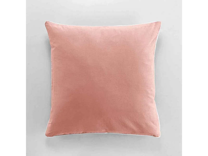 Parure de Lit 3 Pièces "Linette" 240x220cm Rose