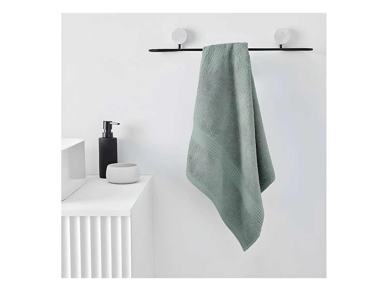 Serviette de 450 grammes de 100% coton éponge. 50x90cm Turquoise
